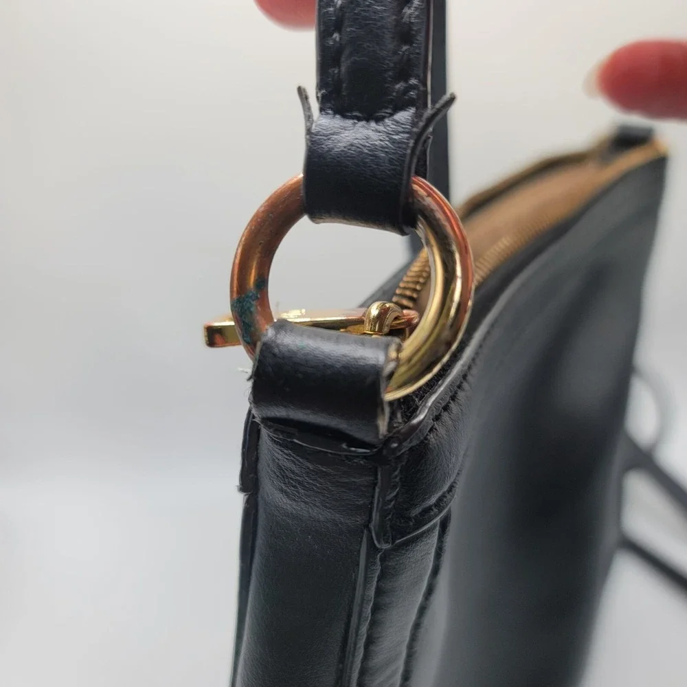 Lauren Ralph Lauren black leather